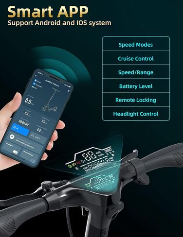 500W Electric Scooter Adults, 28 Miles Rang & 20 MPH, 10" Foldable Commuter Electric Scooter with Triple Brake Systems and APP, Large LED Display E Scooter for Adult X10 Pro in Saudi Arabia