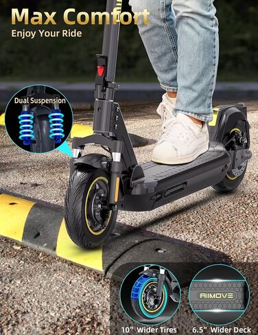 500W Electric Scooter Adults, 28 Miles Rang & 20 MPH, 10" Foldable Commuter Electric Scooter with Triple Brake Systems and APP, Large LED Display E Scooter for Adult X10 Pro in Saudi Arabia