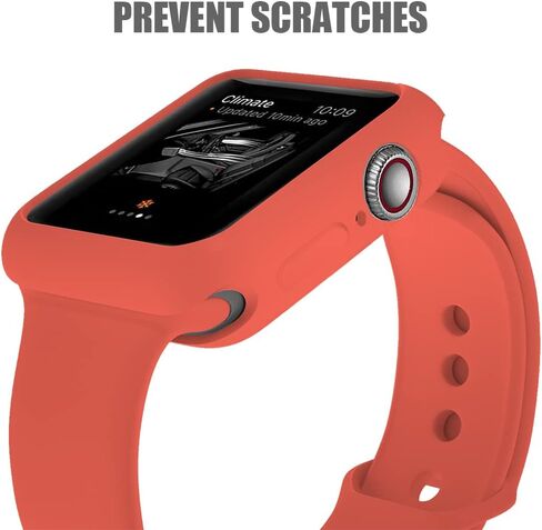 Case Compatible with Apple Watch Series 3/2/1 42MM, YINVA Cover Accessories for iWatch 42 MM (Pink) in Kuwait