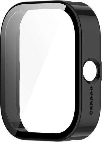 حافظة مخصصة لـ CMF Watch Pro Frame PC غطاء واقٍ مع طبقة من الزجاج المقسى لـ CMF Watch Pro (D395) ملحقات واقيات شاشة الساعة الذكية (أسود وأخضر) in Saudi Arabia