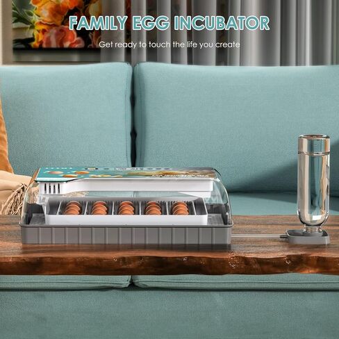 حاضنة رقمية تلقائية مطورة، سعة 12/16/20 (20 بيضة دجاج - شاشة فهرنهايت) in Kuwait