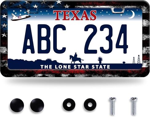 Abstract Blue Marble License Plate Frame Personalise License Plate Frames Stainless Steel Accessories Cars Decor with 2 Holes and Screws Fits Standard US CA Vehicles Size 12.2 x 6 Inches in Saudi Arabia