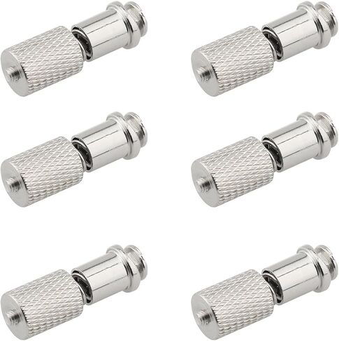 6PCS Silver Stainless Steel Durable Presser Foot Change Screws Clamp Spring Foot Clamp Spring Clamp Sewing Accessories Durable Presser Foot Change Screws Clamp for Sewing Machine in Saudi Arabia