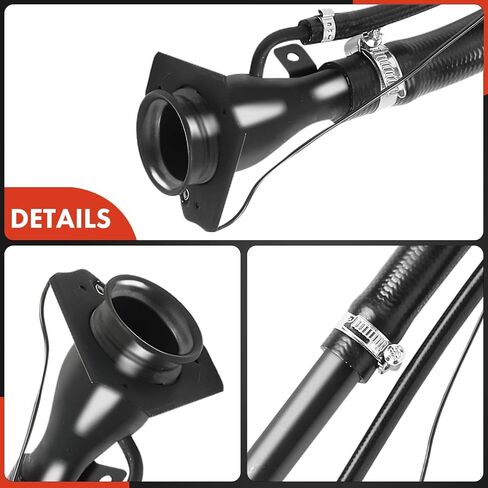 A-Premium Fuel Tank Filler Neck Pipe Hose Compatible with GMC Yukon XL 1500 & Cadillac Escalade ESV & Chevrolet Suburban 1500 2007-2014 Avalanche 2007-2013 5.3L 6.0L, Replace# 10390318 in Saudi Arabia