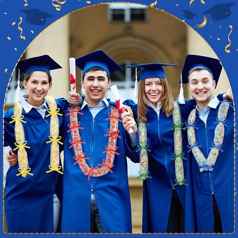 NNG 36 مجموعة من أدوات صنع حلوى التخرج من فئة 2024 من أكياس حلوى هاواي للتخرج، مجموعة أنابيب حلوى لي هدية شريط هدية لمستلزمات حفلات التخرج in Kuwait