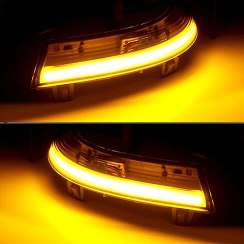 إشارات انعطاف متتابعة ديناميكية LED بعدسات مدخنة مرآة جانبية أضواء إشارة الانعطاف لسيارات BMW F20 F21 F22 F23 F30 F31 F34 F32 E84، قطعتان in Kuwait