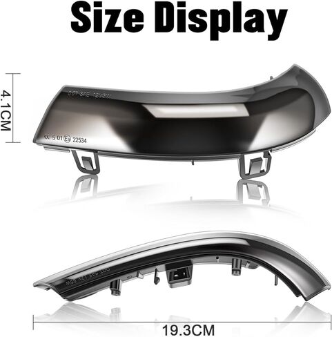 إشارات انعطاف متتابعة ديناميكية LED بعدسات مدخنة مرآة جانبية أضواء إشارة الانعطاف لسيارات BMW F20 F21 F22 F23 F30 F31 F34 F32 E84، قطعتان in Kuwait