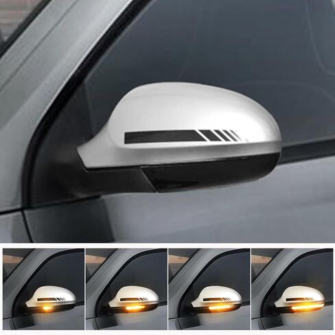 إشارات انعطاف متتابعة ديناميكية LED بعدسات مدخنة مرآة جانبية أضواء إشارة الانعطاف لسيارات BMW F20 F21 F22 F23 F30 F31 F34 F32 E84، قطعتان in Kuwait