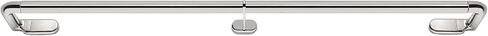 Innovative Brent Swing Arm Window Curtain Rod, Bronze - 1/2" Rod Diameter Fits Windows Size 20" - 36" - Stainless Steel Heavy Duty Drapery Rods for Bedroom, Living Room, Kitchen & Bathroom in Kuwait