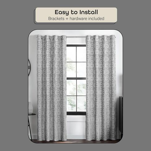 Innovative Brent Swing Arm Window Curtain Rod, Bronze - 1/2" Rod Diameter Fits Windows Size 20" - 36" - Stainless Steel Heavy Duty Drapery Rods for Bedroom, Living Room, Kitchen & Bathroom in Kuwait