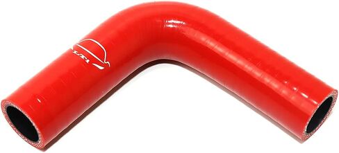 LTI Universal 4-Ply Reinforced High Performance 1" ID 90 Degree Elbow Silicone Hose Coupler 25mm (1" RED) in Saudi Arabia