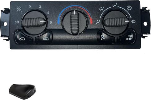 599-218 لوحة وحدة التحكم في المناخ الأمامي، مفتاح تحكم في السخان لـ 1999-2002 Chevy Tahoe Avalanche Suburban Silverado 1500 2500 3500 HD، GMC Yukon Sierra 1500 2500 3500 HD in Kuwait