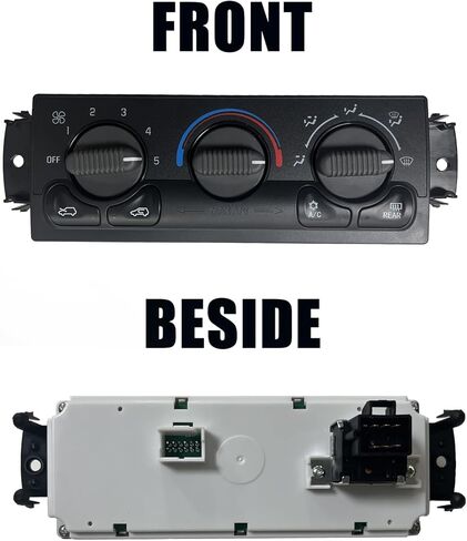 599-218 لوحة وحدة التحكم في المناخ الأمامي، مفتاح تحكم في السخان لـ 1999-2002 Chevy Tahoe Avalanche Suburban Silverado 1500 2500 3500 HD، GMC Yukon Sierra 1500 2500 3500 HD in Kuwait