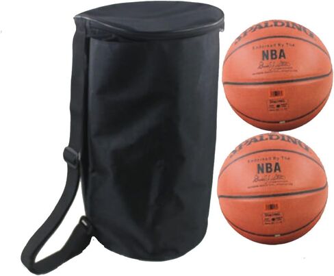 Professional 2 Basketballs/Volleyballs/Footballs Equipment Bags Waterproof Oxford Sports Duffel Bags Lightweight Portable Gym Tote Ball Storage Bag Organizer Backpack Carrier Holder in Saudi Arabia