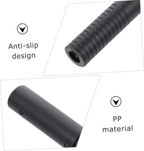 Toddmomy 2 قطعة ملحق نادي الجولف ملحقات مضرب عمود نادي الجولف عمود تمديد قضبان الجرافيت مهاوي موسع عصا Pp تمديد قضيب أسود معدات الصيانة Pp نوادي الجولف in Kuwait