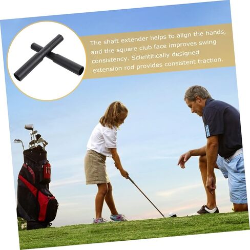 Toddmomy 2 قطعة ملحق نادي الجولف ملحقات مضرب عمود نادي الجولف عمود تمديد قضبان الجرافيت مهاوي موسع عصا Pp تمديد قضيب أسود معدات الصيانة Pp نوادي الجولف in Kuwait