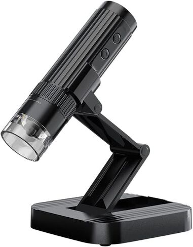 مجهر رقمي تكبير 50X-1000X HD، اتصال USB سلكي، 8 مصابيح LED، مكبر محمول، مجهر USB محمول للعملات المعدنية لأجهزة الكمبيوتر التي تعمل بنظام Windows وiOS (بدون وظيفة لاسلكية) in Kuwait
