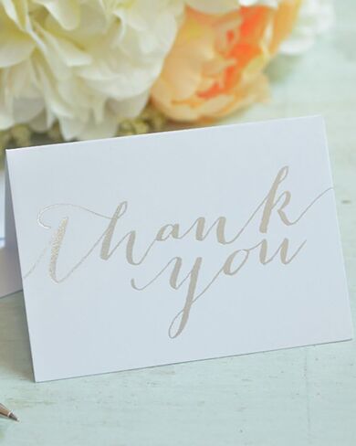 Gartner Studios Pearl Ivory Thank You Cards, 3.5" x 5", Set of 50, Includes Envelopes (61505) in Saudi Arabia