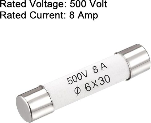 uxcell Ceramic Cartridge Fuses 16A 500V 6x30mm Ceramic Fuses Fast Blow Replacement for Amplifier Energy Saving Lamp Ballast 10pcs in Saudi Arabia