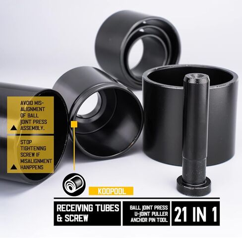 Ball Joint Press & U Joint Removal Tool Kit 10 PCS for Ball Joint, U-Joint, Brake Anchor Pins Removal and Installation with Carrying Case, Suspension System Service Tool Kit in Saudi Arabia