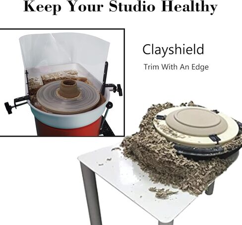 توريد أدوات الفخار من ORIISIN، درع حماية من الرذاذ لعجلة الفخار - يمنع الفوضى ويبقى نظيفًا أثناء الإنشاء in Kuwait