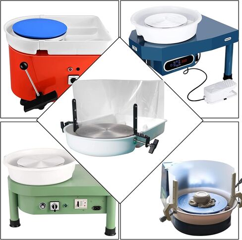 توريد أدوات الفخار من ORIISIN، درع حماية من الرذاذ لعجلة الفخار - يمنع الفوضى ويبقى نظيفًا أثناء الإنشاء in Kuwait