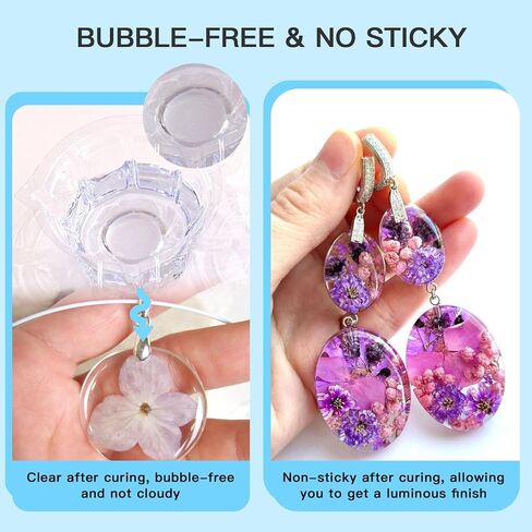 JDiction 1000g UV Resin, New Formula Crystal Clear UV Resin Solar Cure Sunlight Activated Hard UV Resin Kit for Jewelry Making, Casting and Coating DIY Crafts in Saudi Arabia