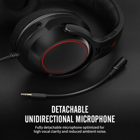 NUBWO N20 Stereo Gaming Headset with Detachable Noise Canceling Mic, Work from Home Headphones with mic for PS4, Xbox One, Nintendo Switch Lite, PC, Laptop, Mac in Kuwait