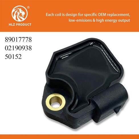IGNITION COIL PACK OF 4 Compatible With Buick Lucerne Cadillac DeVille SRX Seville XLR STS DTS Pontiac Bonneville 4.6 V8 Original Design with Vertical Connector FOR 89017778 02190938 50152 in Saudi Arabia