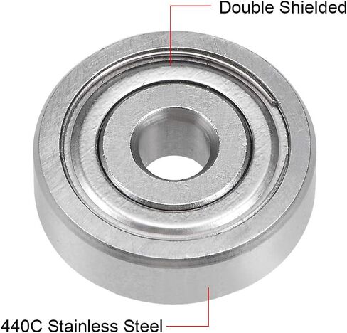 uxcell S6000ZZ Stainless Steel Ball Bearing 10x26x8mm Double Shielded 6000Z Bearings 1-Pack in Saudi Arabia
