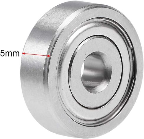 uxcell S6000ZZ Stainless Steel Ball Bearing 10x26x8mm Double Shielded 6000Z Bearings 1-Pack in Saudi Arabia