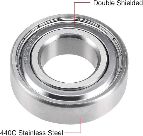 uxcell S6000ZZ Stainless Steel Ball Bearing 10x26x8mm Double Shielded 6000Z Bearings 1-Pack in Saudi Arabia