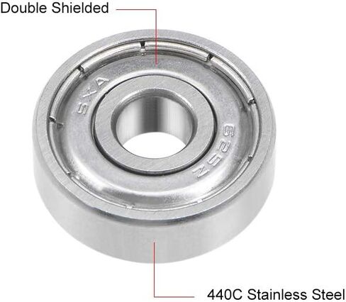 uxcell S6000ZZ Stainless Steel Ball Bearing 10x26x8mm Double Shielded 6000Z Bearings 1-Pack in Saudi Arabia