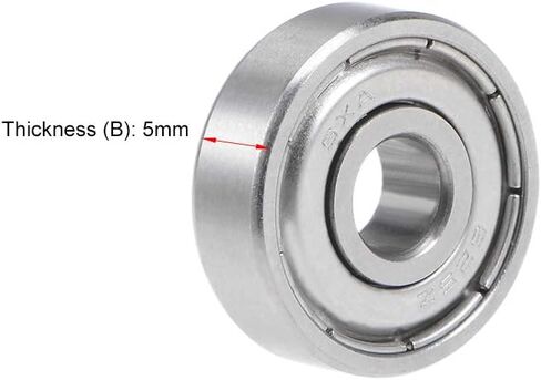 uxcell S6000ZZ Stainless Steel Ball Bearing 10x26x8mm Double Shielded 6000Z Bearings 1-Pack in Saudi Arabia