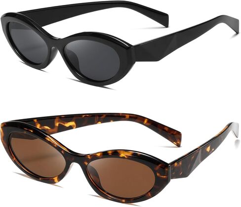 kimorn Oval Sunglasses Womens Men Cat eye Trendy Retro Sun Glasses K1570 in Saudi Arabia