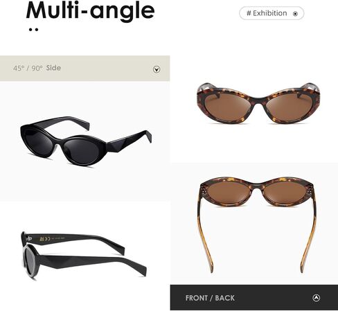 kimorn Oval Sunglasses Womens Men Cat eye Trendy Retro Sun Glasses K1570 in Saudi Arabia