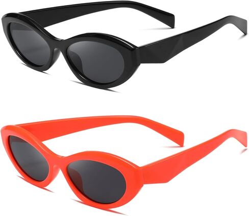 kimorn Oval Sunglasses Womens Men Cat eye Trendy Retro Sun Glasses K1570 in Saudi Arabia