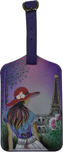 Anna by Anuschka Luggage Tag, Paris Sunrise in Saudi Arabia