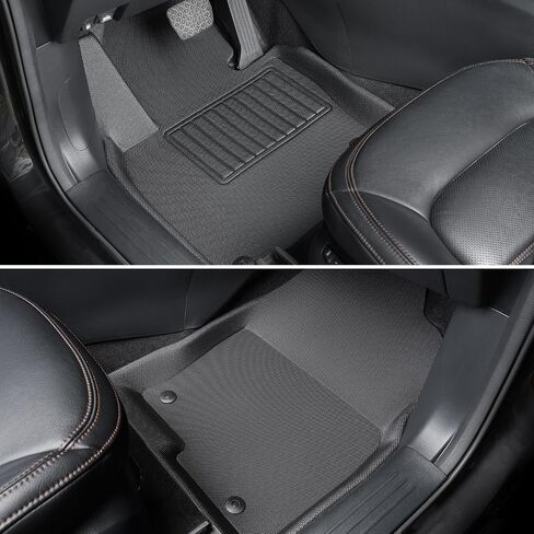 4 PCS 2024 2023 for Mazda CX5 Floor Mats, 2022 2021 2020 2019 2018 2017, XPE All Weather Protection Waterproof Anti-Slip Front & 2nd Seat & Rear Trunk Mat, Car Accessories in Saudi Arabia