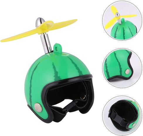 POPETPOP Chicken Helmet- Bird Toy Head Protection Helmet Bird Hat Headwear Suitable for Parrot Small Hens, Ducks and Other Poultry Funny Pet Safety Helmet Costumes Accessories in Saudi Arabia