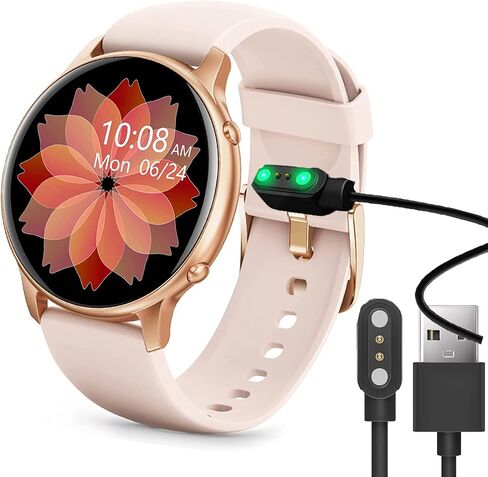 متوافق مع شاحن Stiive Smartwatch LCW01، شاحن بديل USB مغناطيسي متوافق مع Stiive 1.28 Smartwatch/Lovtutu Watch/Moowhsh Watch 1.28/NiUFFiT LW36/ManiGoo 1.28 Smartwatches (أسود) in Saudi Arabia