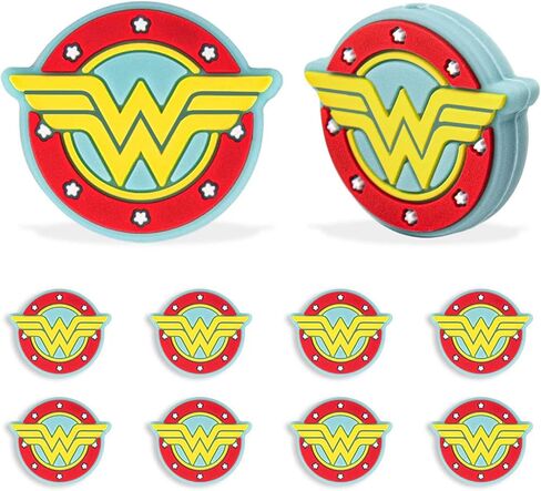 20Pcs Superhero Silicone Focal Beads for Pens Characters,Mixed Color Silicone Beads for Keychain Making Kit,Anime Cartoon Loose Beads for Jewelry Bracelet Necklace Making Handmade Crafts (Signal) in Saudi Arabia
