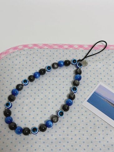 Drawwind Phone Charm Strap Cute Wrist Straps Cell Phone Charm String Y2K Aesthetic Lanyard Wristlet Chain for Case Camera AirPods Bags Keychains (Classic Pearl) in Saudi Arabia