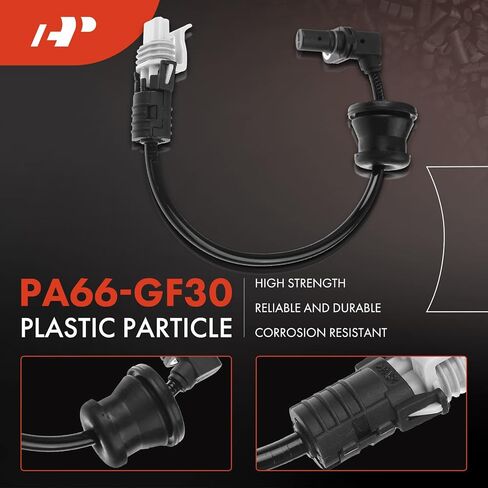 A-Premium ABS Wheel Speed Sensor Compatible with Chevy, Pontiac, Saturn & Suzuki Models - Captiva Sport 2012-2015, Equinox/Torrent 07-09, Vue 08-10, XL-7 07, Sport Utility - Rear Driver and Passenger in Saudi Arabia