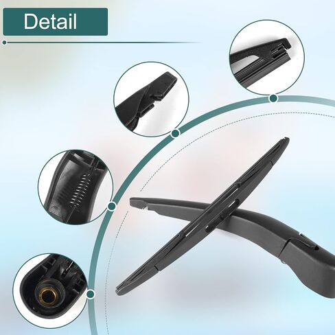 Rear Wiper Arm Blade Set - Replacement for Buick Enclave 2008-2017 - Back Windshield Wiper Accessories, OEM 15280813, 25820122, 2580774, Blade:12" in Saudi Arabia
