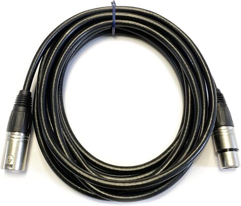 7 Pin XLR Connector Cable, XLR Microphone Cable Balanced Male to Female Connections for Microphone and Audio Interface, Straight Female to Male XLR Plug Cable（5Meter） in Kuwait