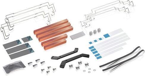 RAIJINTEK Morpheus 8069، مبرد GPU VGA (TDP 400W)، متوافق مع NVIDIA 3090 وAMD 6900، يدعم مراوح 120 مم * 2 (0R10B00223) in Kuwait