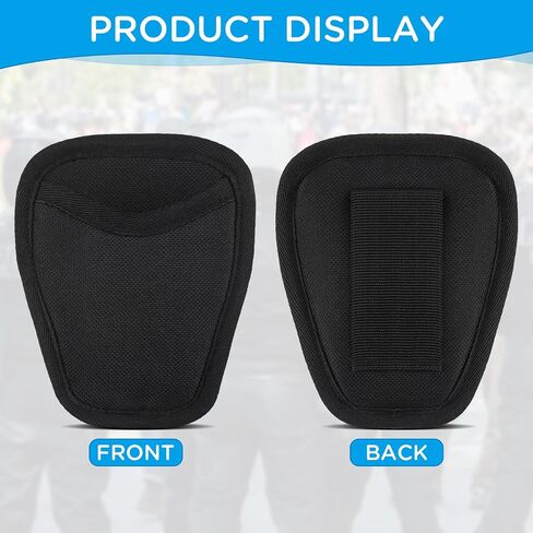 2pcs Handcuff Case Open Top, Handcuff Holster/Holder Nylon Handcuff Pouch for Belt Law Enforcement Security Officer Cuff Case for Duty Belt Reliable Fits for Standard Chain/Hinge Handcuffs in Saudi Arabia