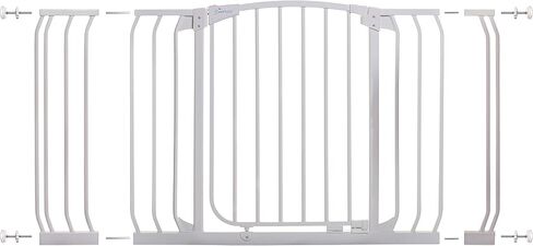 Dreambaby Liberty Extra-Wide Baby Safety Gate- with Smart Stay Open Feature - Fits Openings 39-42.5 inches Wide - White - Model L867 in Saudi Arabia