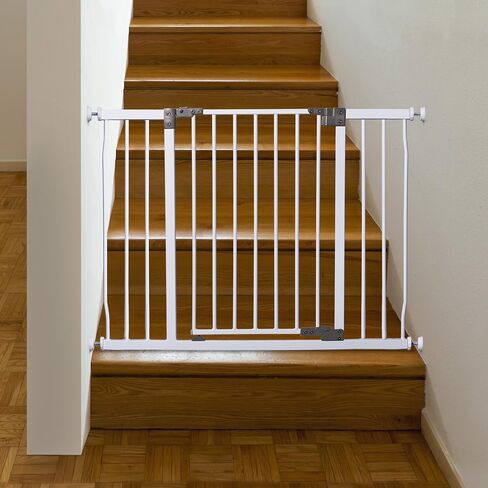 Dreambaby Liberty Extra-Wide Baby Safety Gate- with Smart Stay Open Feature - Fits Openings 39-42.5 inches Wide - White - Model L867 in Saudi Arabia